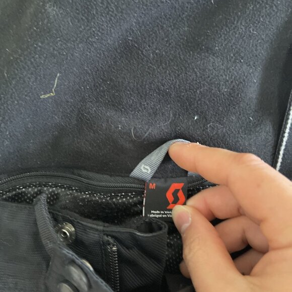 Y2K Scott Waterproof Snowmobile Ski Pants Racing Neon Orange Motorsport Men Sz M - Picture 5 of 16